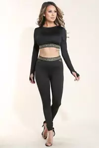 Jordan Trim Detail Top & Leggings Set - Picture 1 of 10