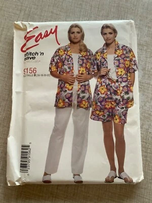 McCall’s SEWING PATTERN 9156 Misses SHIRT & PANTS Size 8-12 UNCUT Stitch n Save - Image 1 of 3