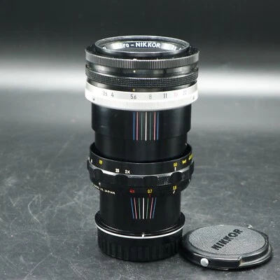 RARO Nikon Micro-Nikkor 5.5cm F3.5 PRESET 2ª Generación Lente Anillo Filtro Envuelto EXCELENTE++ Foto 1 de 4