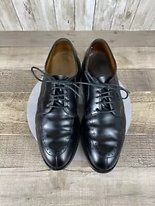 Scarpe eleganti Allen Edmonds Kingsley vintage da uomo derby in pelle nera taglia 9,5 D - Foto 1 di 16