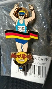 Hard Rock Cafe HRC Pin Cologne Köln 2003 Marathon Läufer - ORIGINAL Verpackung - Picture 1 of 1
