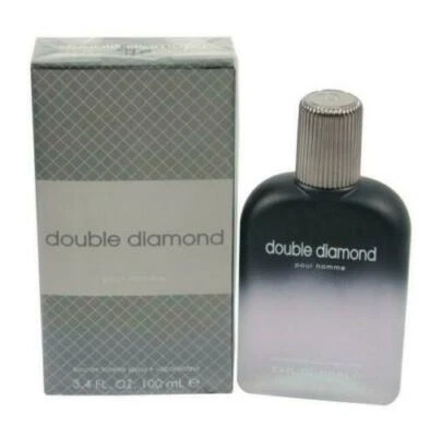 Double Diamond Colonia para Hombres 3.4 OZ / 100 ml EDT Spray Eau de Toilette - NUEVO Foto 1 de 2