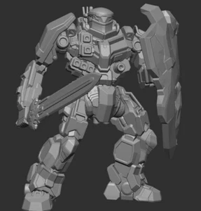 BL-X-KNT ""Red Reaper"" - Miniaturas alternativas de Battletech Mechwarrior - Imagen 1 de 4