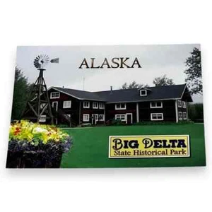 AK Big Delta State Park Big Delta Alaska Chrome Card C115 - Bild 1 von 3