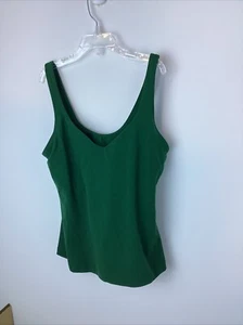 Womens Lululemon Hunter Green V-Neck Align Tank Bra Size 6 No Padding - Picture 1 of 5
