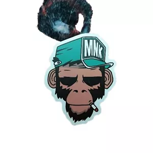 MNK Monkey Sticker With Hat - Picture 1 of 3