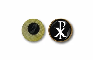 Pins Pin Flagge Abzeichen Chrisma Revers Hut Knopf Jesus Chi Rho Christlich Katholisch - Bild 1 von 1
