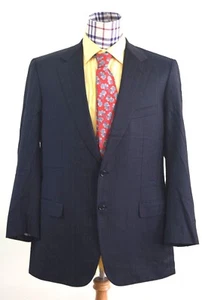 BRIONI Men's NOMENTANO Black Two Button Wool Sport Coat 44L - Picture 1 of 9