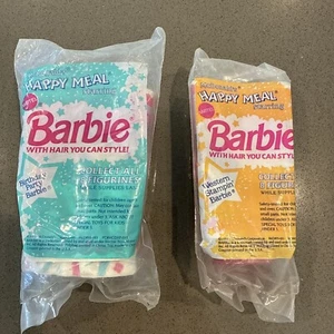 Vintage McDonalds Barbie Happy Meal 1992 With Hair You Can Style Toys Neu in Verpackung - Bild 1 von 6