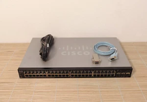 Cisco SG500X-48-K9 Stackable Managed Switch 10GB Uplink - Afbeelding 1 van 1