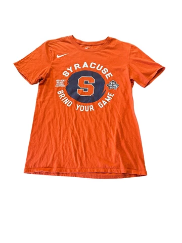 Nike Syracuse Orange Short Sleeve T-Shirt Size Small College Basketball Football Cover