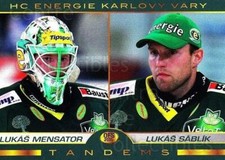 2010-11 Czech OFS Premium Tandems Blue #6 Lukas Mensator, Lukas Sablik