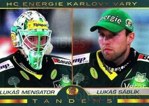 2010-11 Czech OFS Premium Tandems Blue #6 Lukas Mensator, Lukas Sablik