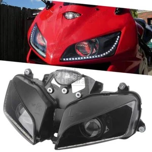For Honda CBR600RR / F5 Red LED Devil Eyes Front Assembled Headlight 2003-2006 - Picture 1 of 22