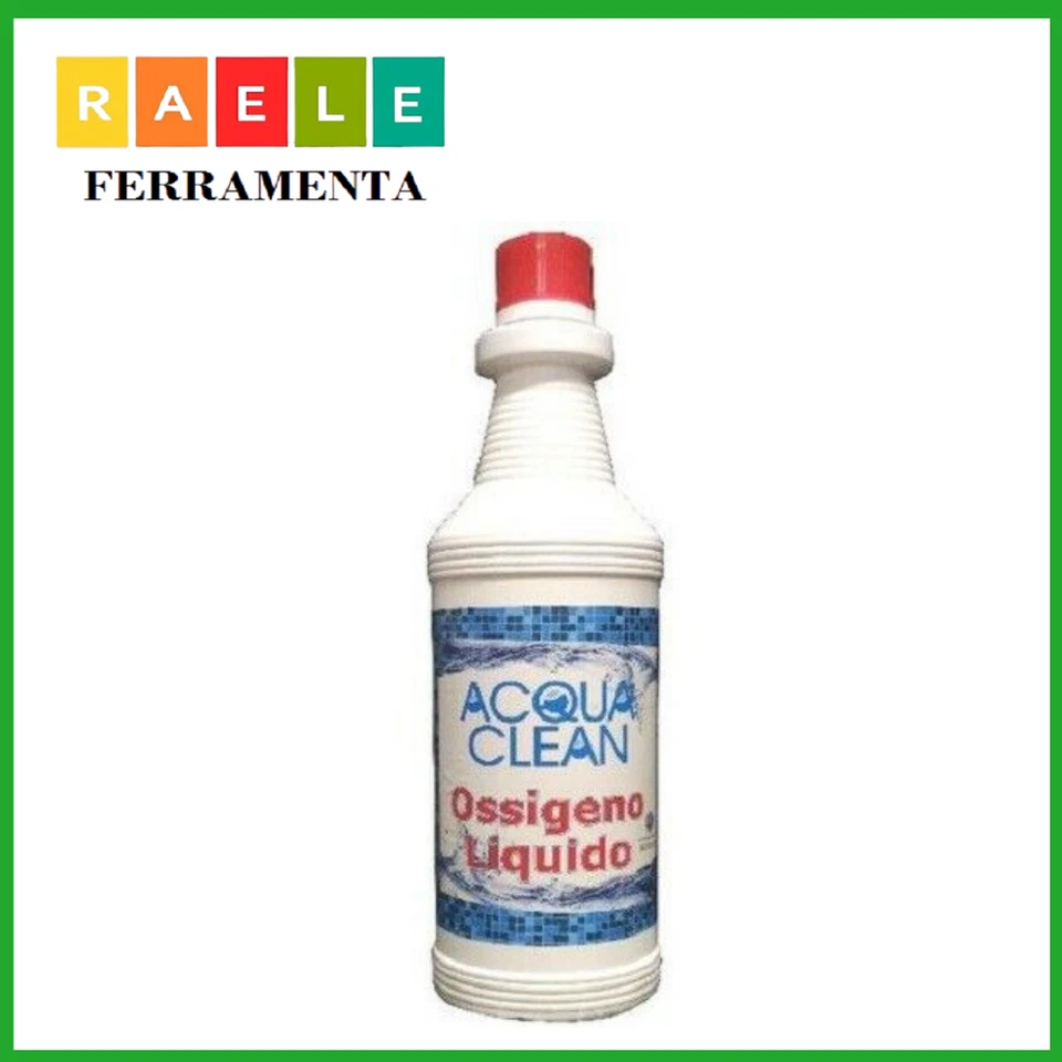 Ossigeno attivo liquido prodotti pulizia pulitore per piscina acqua 1 litro - Immagine 1 di 1
