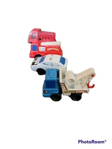 1979 Mattel First Wheels (3) & Buddy L Truck (1) Lot/4 Total - Picture 1 of 10