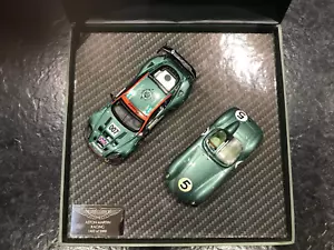 1.43 SCALE ASTON MARTIN HERITAGE - Le-Mans DBR1 & DBR9 Model Two Car Set . - Picture 1 of 16