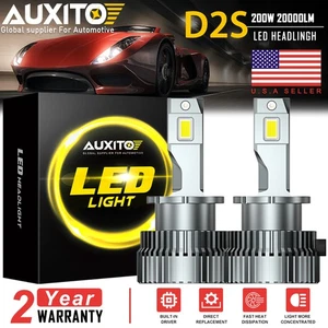 AUXITO D2S D2R LED Headlight Bulb D2C Replace HID Xenon Lamp 6000K Bright 9000LM - Picture 1 of 9