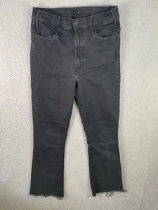 Mother Jeans Damen 28 schwarz Damen Zipper Fly High Rise The Hustle Ankle Fray - Bild 1 von 12