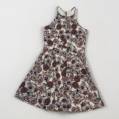 Mini Vestido R Wish 4 U Mujer Talla M Sin Mangas Cuello Alto Botones Blanco Rojo Cachemira Foto 1 de 4