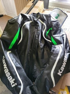New Kawasaki Z Rider Racing Cowhide Leather Motorbike Motorcycle Jacket 2022 - Picture 1 of 5