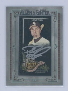 Paul Konerko 2022 Topps Allen and Ginter X Silver Framed 50/50 Mini-Auto PSA 10 - Picture 1 of 2