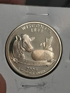 2004 S Wisconsin Quarter Cameo Silver Proof - Picture 1 of 2