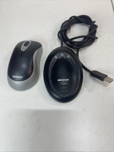 Microsoft Wireless Optical Mouse 2000 Model 1067 & Receiver Tested Working Fine - Picture 1 of 4