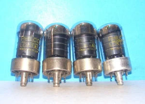 7B7 Philco loctal transoceanic vacuum tubes 4 valves radio amplifier tested 7B7 - Picture 1 of 3