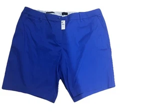New Talbots Perfect Short 10-1/2 Bermuda Shorts Womens 22W Royal Blue Stretch - Picture 1 of 7