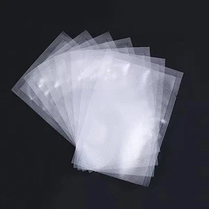 100Pcs Plastic Vacuum Sealer Bags 19 Silk Food Saver Storage Bag Kitchen - Picture 1 of 10