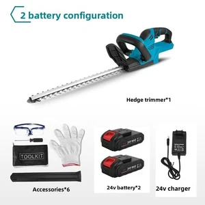 Für Makita 24V Akku-Heckenschere Heckenschneider 51 cm Mit 2 Akkus & Ladegerät - Bild 1 von 12