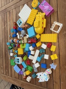 Duplo Lego Bulk Bundle Lot Pieces Various Pre-loved Parts & Blocks - Picture 1 of 5