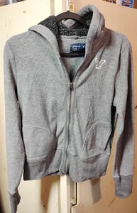 American Eagle Outfitters Est 1977 GRAY Hoodie Jacket Womens Size L - Picture 1 of 2