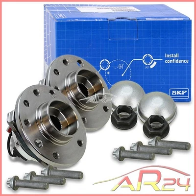 2X KIT SKF COJINETE+CUBO DE RUEDA DELANTERO POR OPEL ASTRA H ZAFIRA B - Imagen 1 de 4