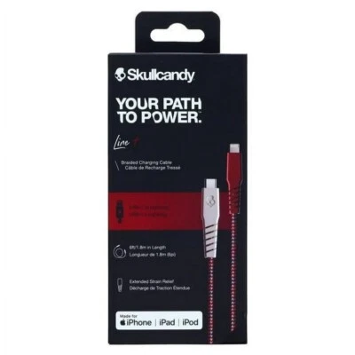 Skullcandy 6' Braided Charging Cable Apple/USB-C (S7BCN-N678) 10 Pack - Image 1 of 2