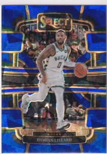 2023-24 Panini Select NBA No. 63 Damian Lillard Blue Ice Prizm - Bild 1 von 2