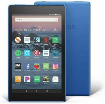 Amazon Fire HD 8 tablet, Marine Blue with Alexa, Brand New still in packaging - Image 1 of 4