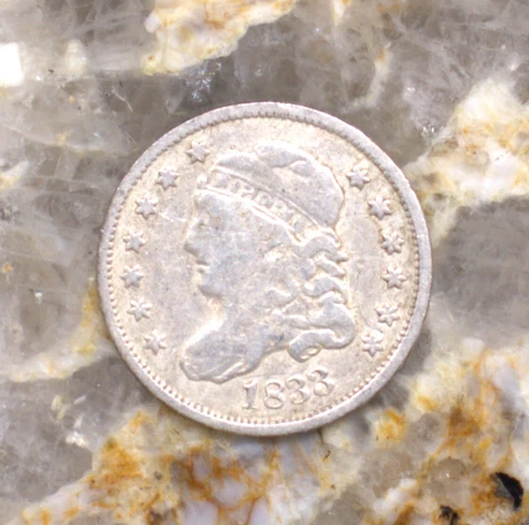 1833 Liberty Capped Bust half dime Cover