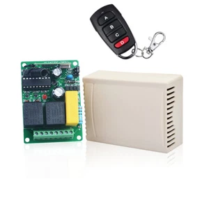 220V 2 Canal Radio Transmisor Receptor Interruptor Y402PC + 1 Emisor Manual - Imagen 1 de 8