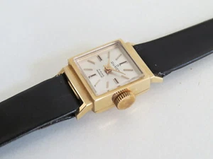 Solid Gold 14K 585 watch Uhr NOS Vintage SwissMade Duxot New - Picture 1 of 6