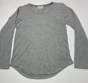 Lna Soulcycle Scoop Neck Curved Bondage Sweater W/Hampton Heather $148 - Picture 1 of 9