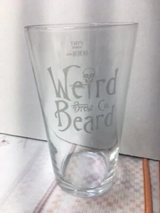 Weird Beard Brew Co Craft Beer Pint Shaker Glass UK London - Picture 1 of 6