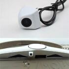 Metal Wide Angle Hd Front View Parking Camera White Screw On For Car Backup Cam