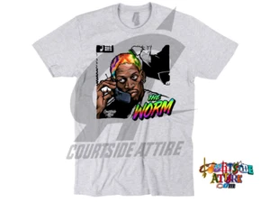 Camisa Dennis Rodman The Worm tie dye para hombre unisex adulto jersey - Imagen 1 de 2