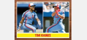 2020 TOPPS TBT 1962 SWITCH HITTER CARD SET 18 MONTREAL EXPOS TIM RAINES #105 - Picture 1 of 1