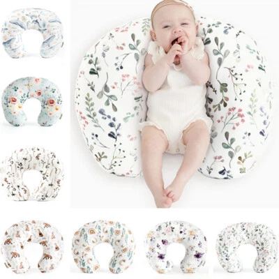 1x U Shaped Feeding Cushion Cover Baby Breastfeeding Nursing Pillow Case - Image 1 of 4