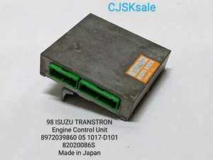 98 ISUZU TRANSTRON Engine Control Unit 8972039860 05 1017-D101 82020086S (USED). - Picture 1 of 10