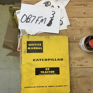 OEM Caterpillar CAT D9 Tractor Repair Service Manual 18A1 & 19A1 + - Picture 1 of 11