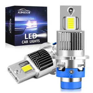 D4S D4R LED Lights Bulb Conversion Kit Replace HID Xenon Super White 2pcs - Picture 1 of 10